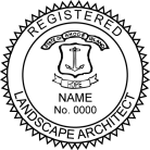 Rhode Island Registered Landscape Architect Seal